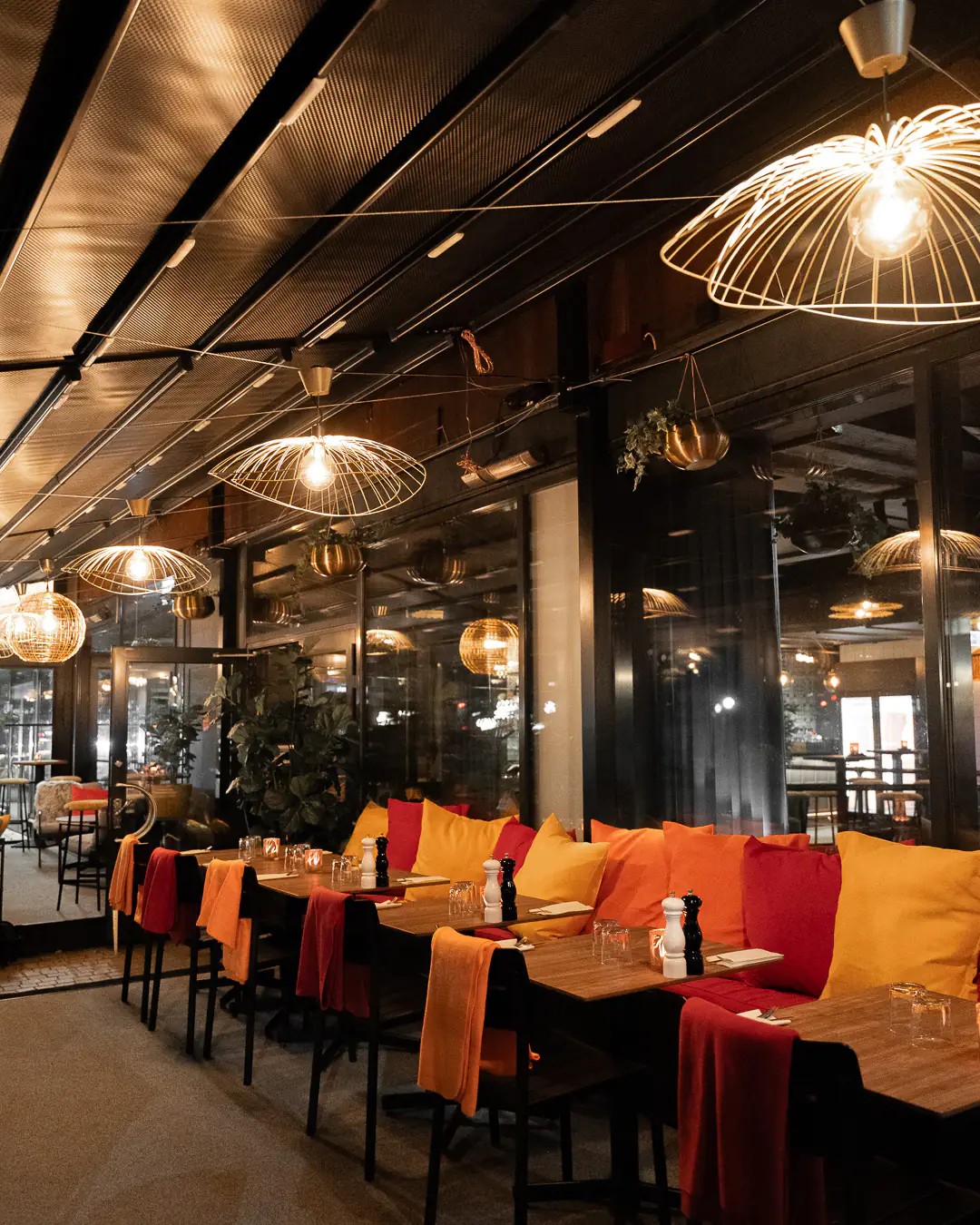 Installed pergola awning — Sundbyberg, Sweden