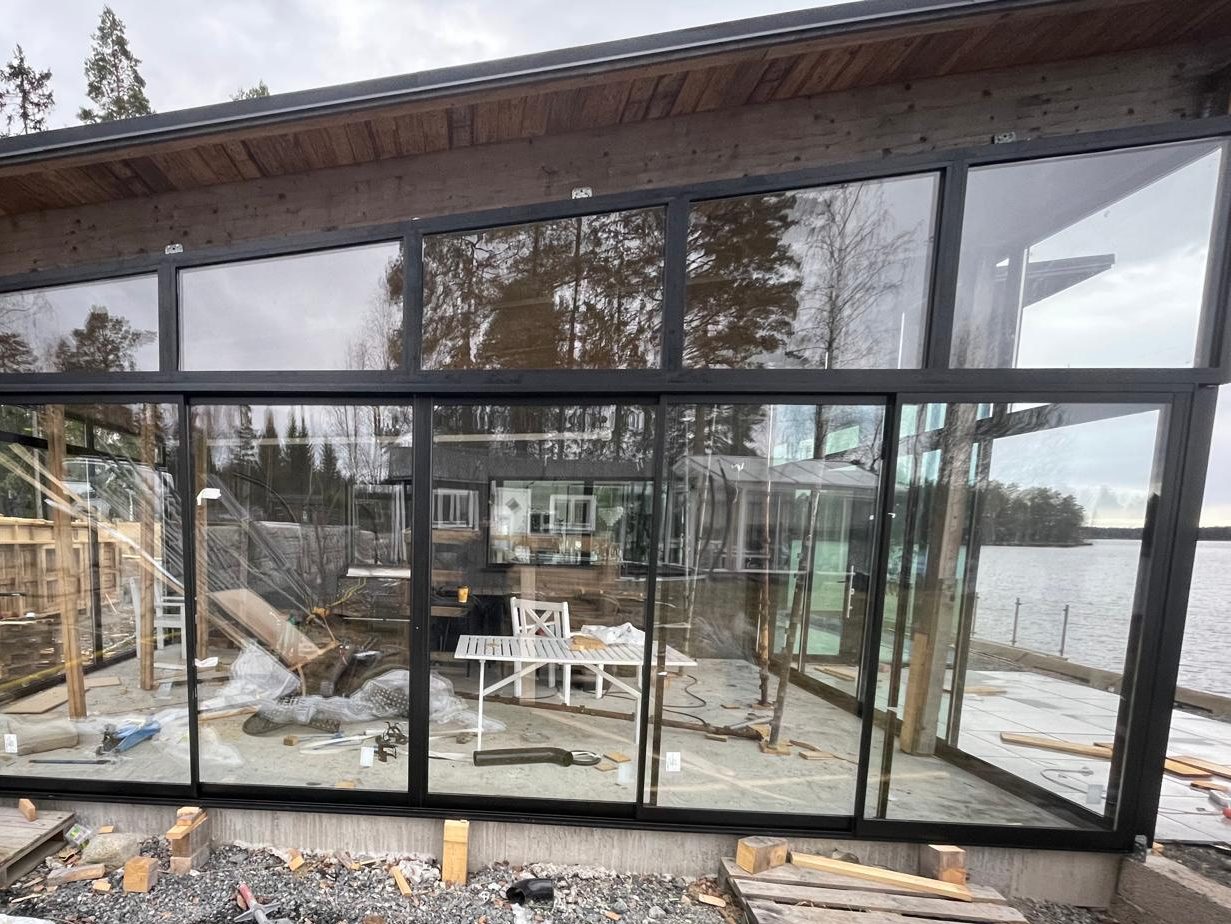 Conservatory glazing — private residence — Forsbacka, Gävle