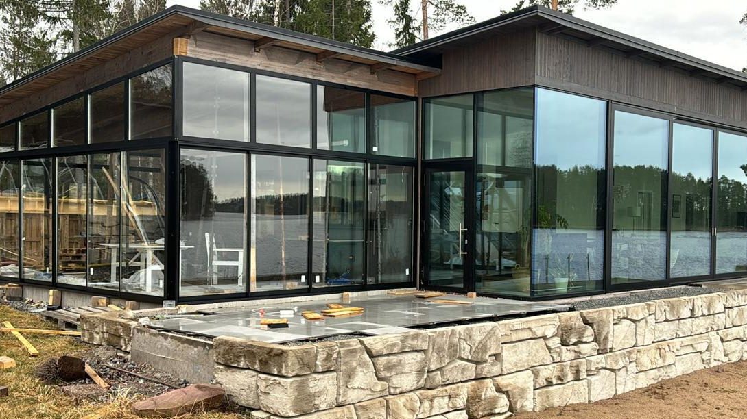 Conservatory glazing — private residence — Forsbacka, Gävle